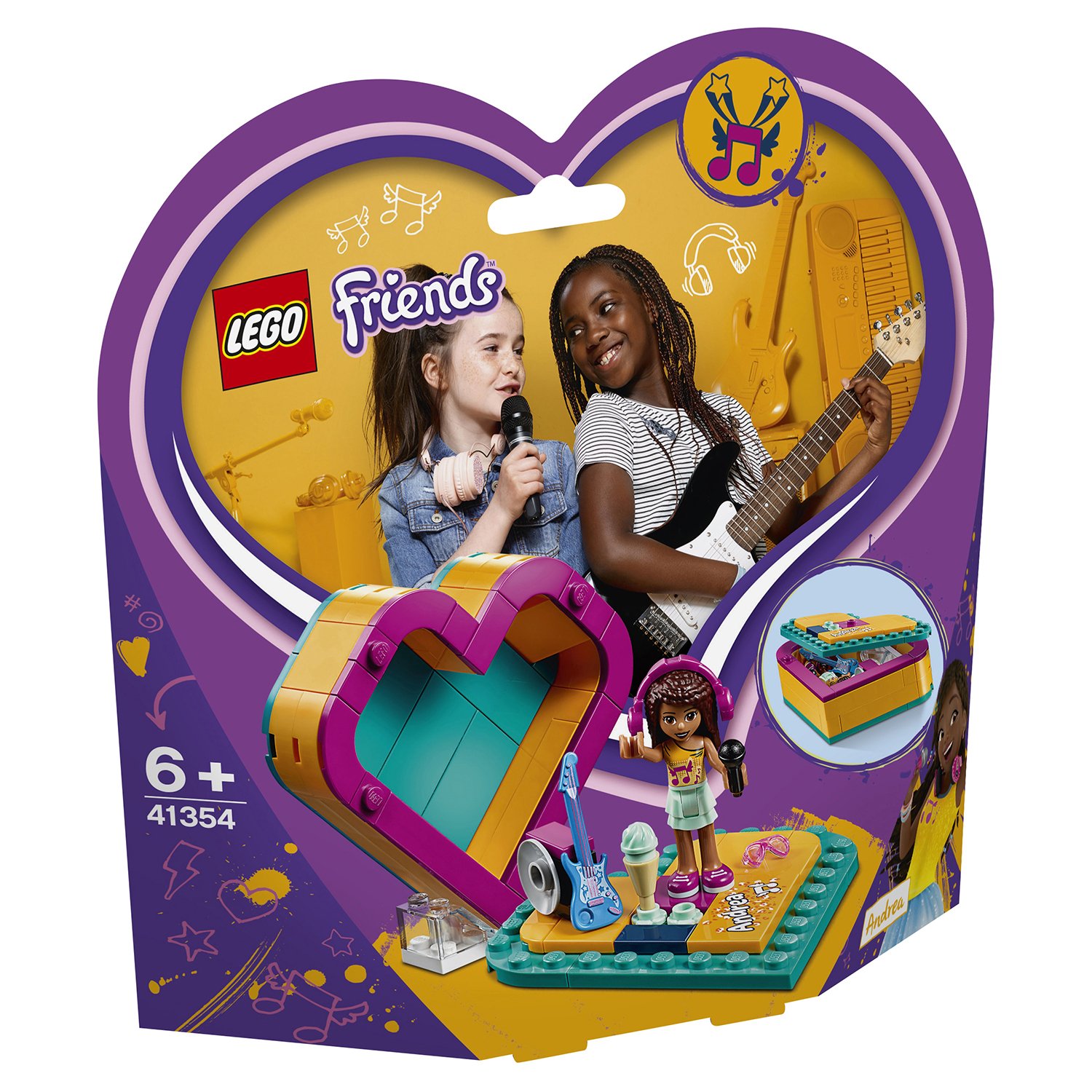 Конструктор Lego Friends Шкатулка-сердечко Андреа  